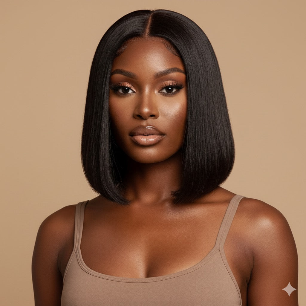 Perruque “Auréa” – Bob Sans Colle Glueless