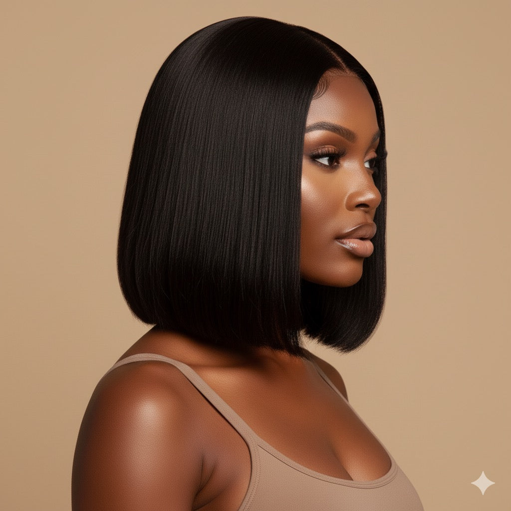 Perruque “Auréa” – Bob Sans Colle Glueless
