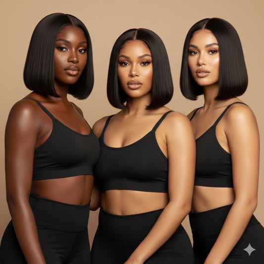 Perruque “Auréa” – Bob Sans Colle Glueless