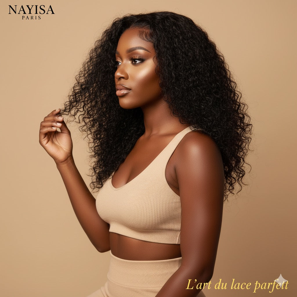 Perruque “Zahara” – Kinky Curly 100% cheveux humains Raw Hair vietnamien