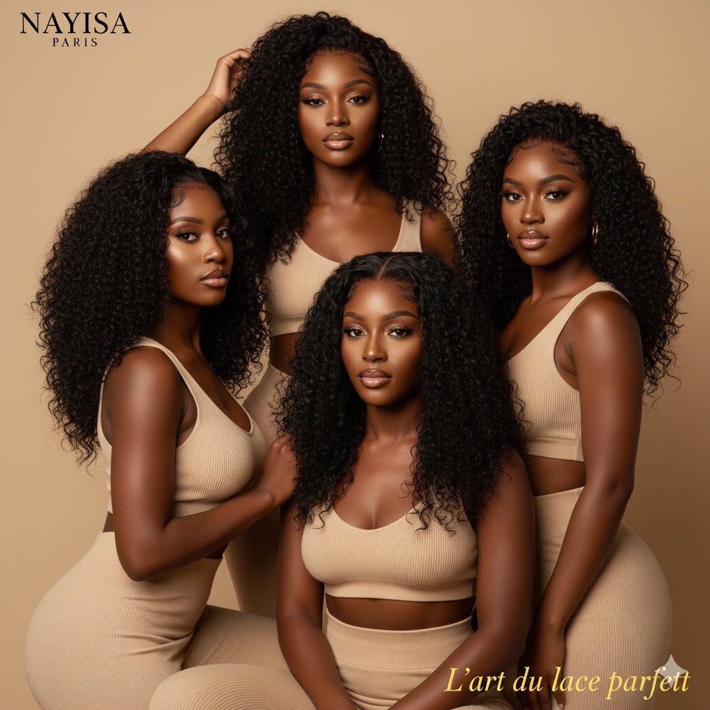Perruque “Zahara” – Kinky Curly 100% cheveux humains Raw Hair vietnamien