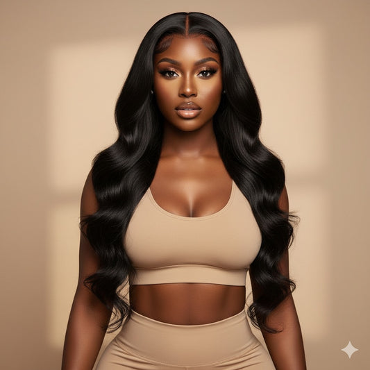 Lace Wig “Luméa” – Body Wave Glueless RAW HAIR – 100% Cheveux Humains